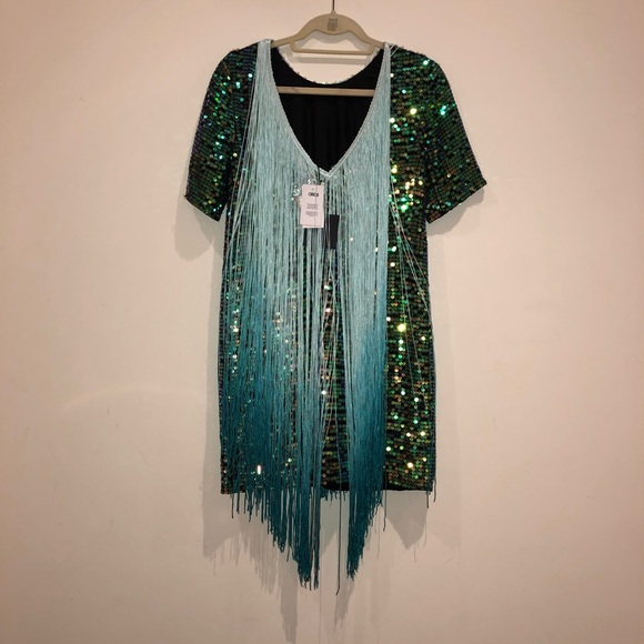 ASOS fringe sequin dress! - Picture 2 of 5